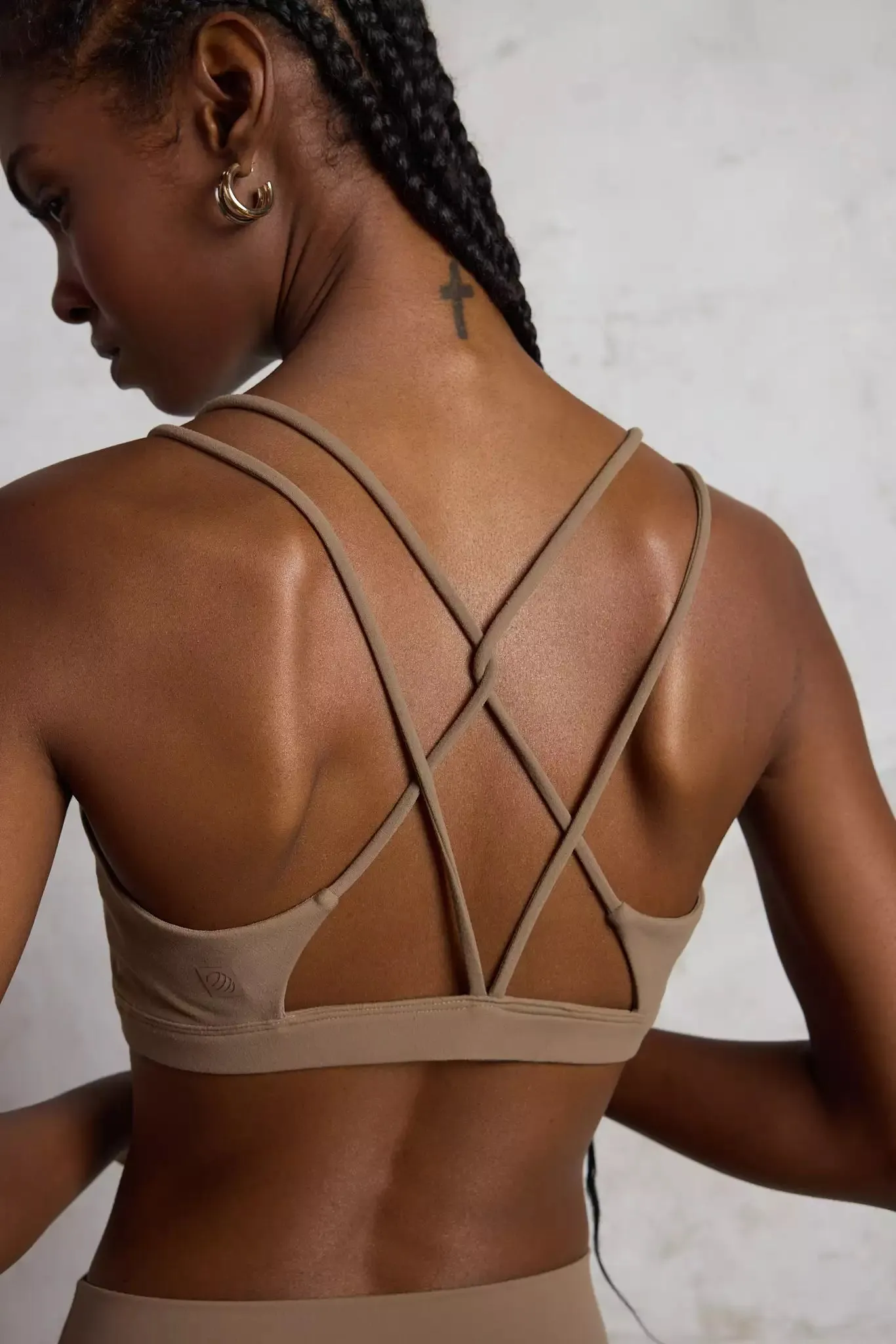 Cloud Strappy Bra - Caribou