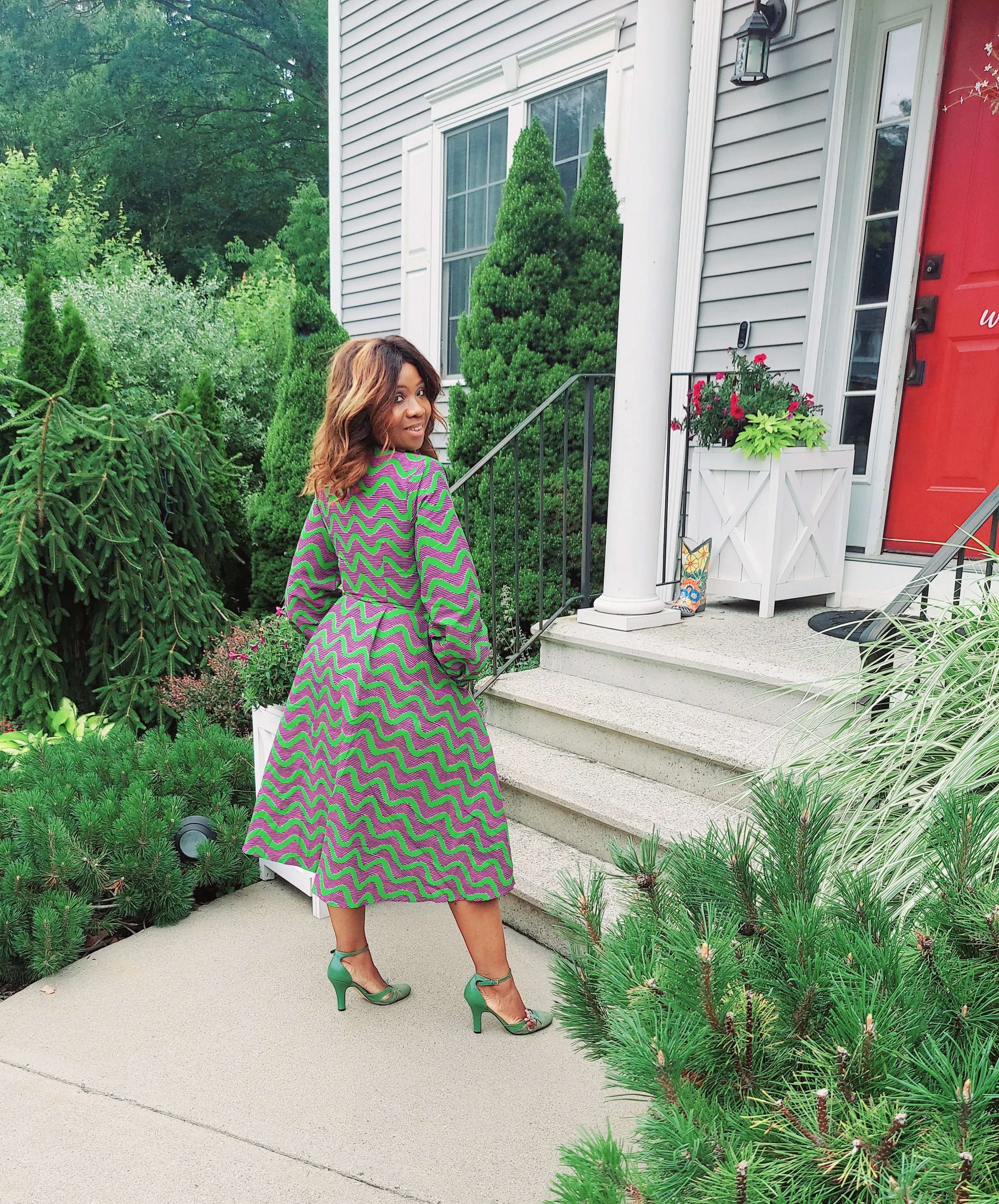 Coat Dress African Print | Customized | Geri's Bluffing Boutique