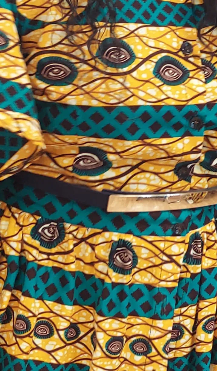 Coat Dress African Print | Customized | Geri's Bluffing Boutique