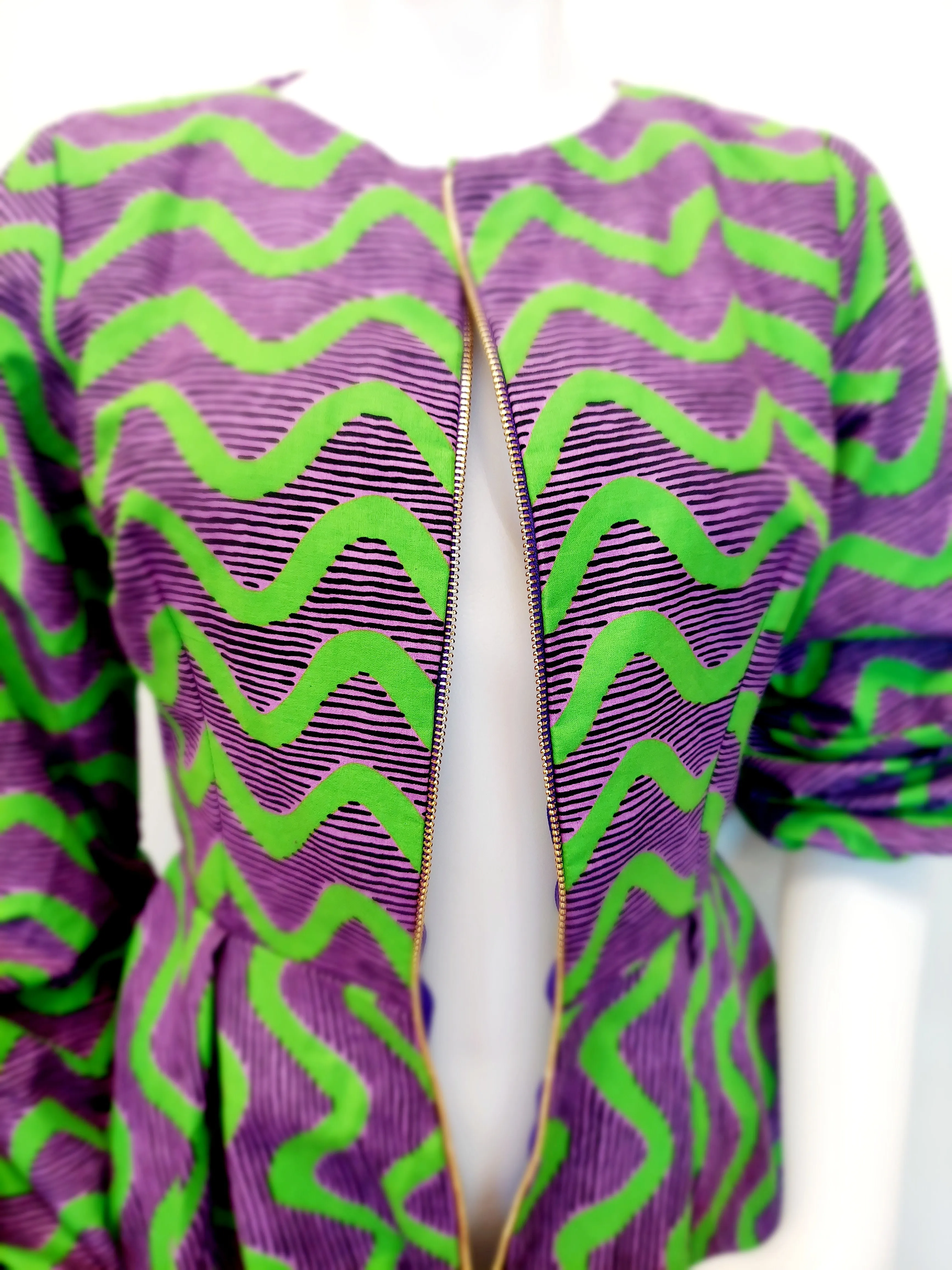 Coat Dress African Print | Customized | Geri's Bluffing Boutique