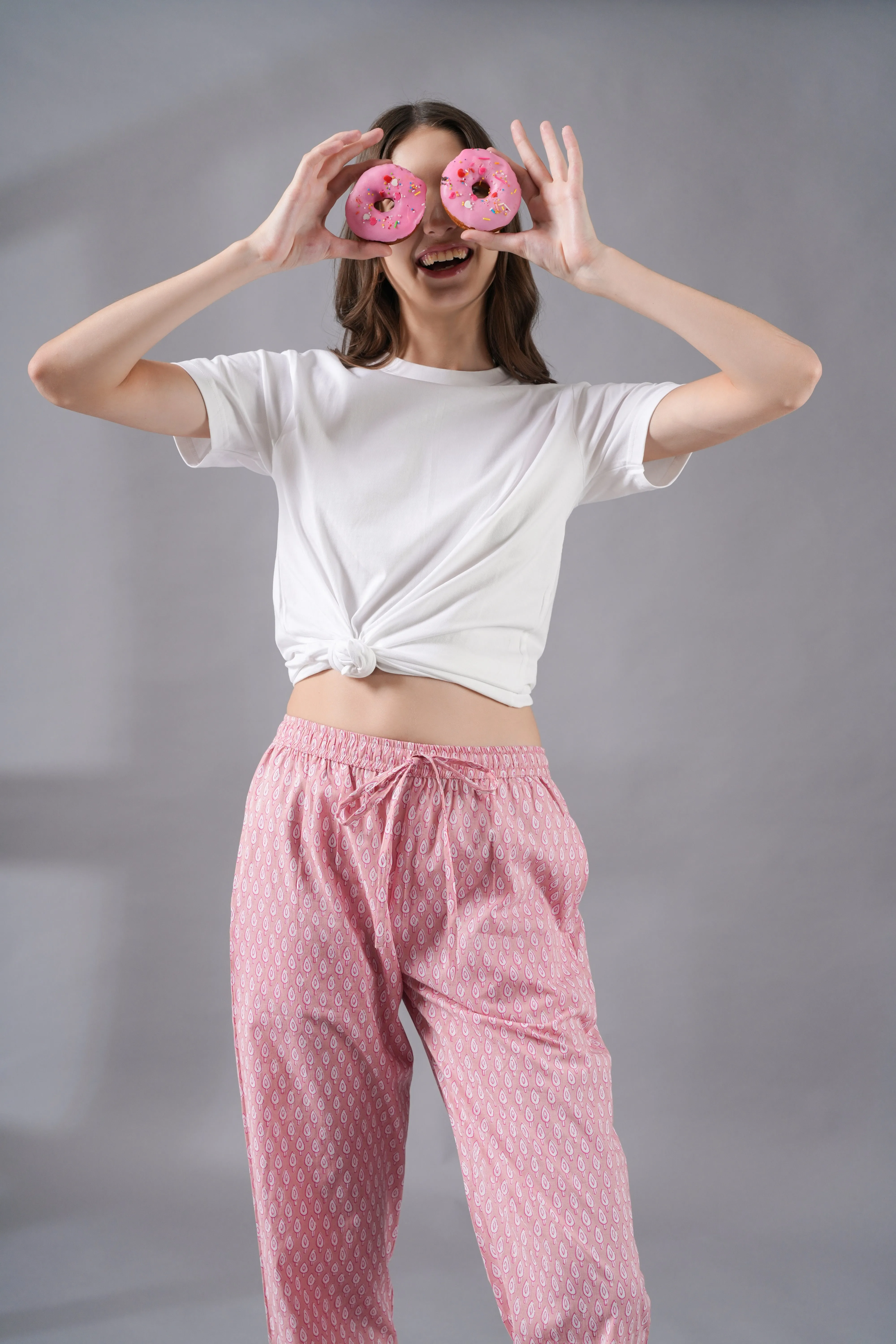 Cotton Pajama Pants Women - 3-Pack Bundle