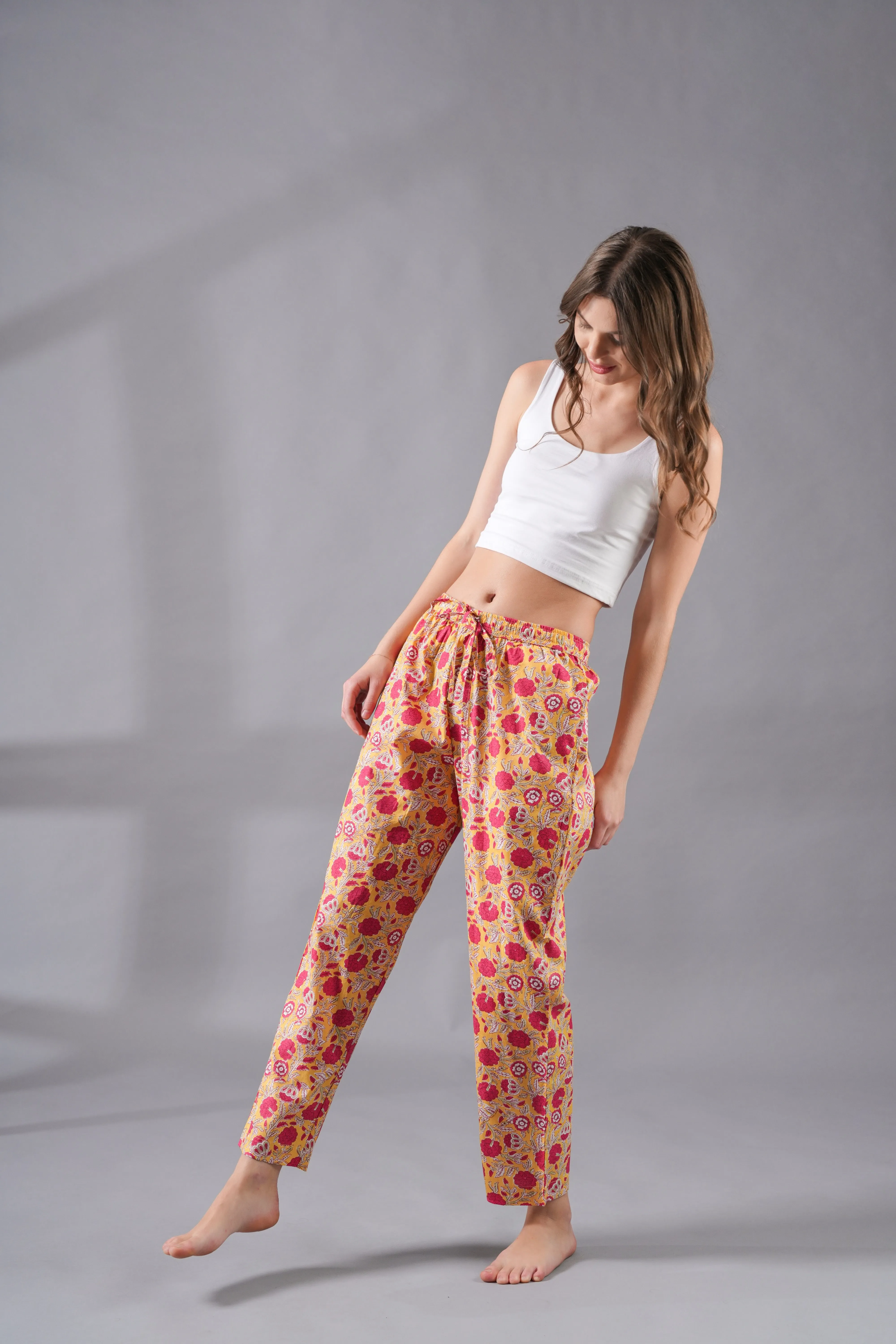 Cotton Pajama Pants Women - 3-Pack Bundle
