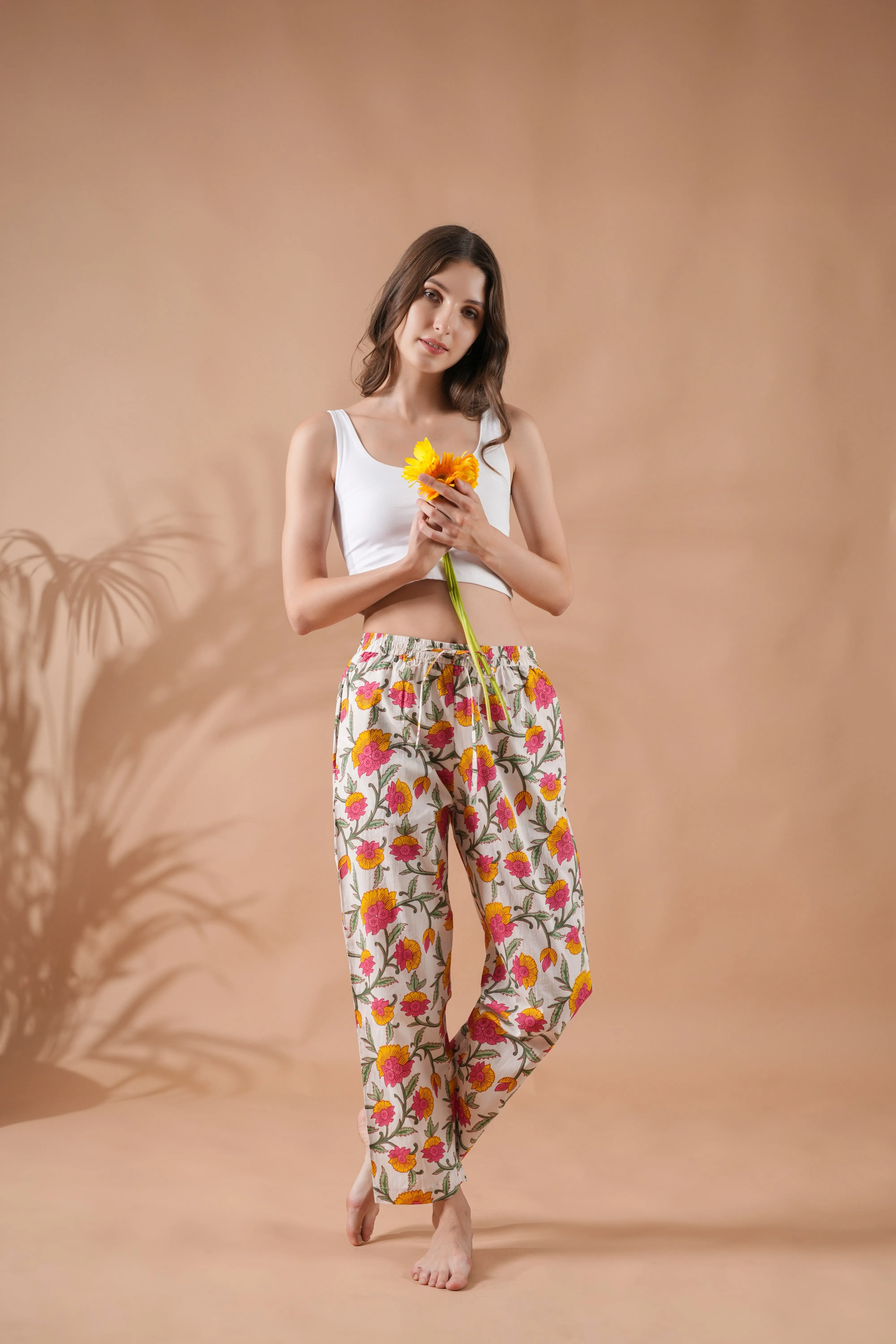 Cotton Pajama Pants Women - 3-Pack Bundle