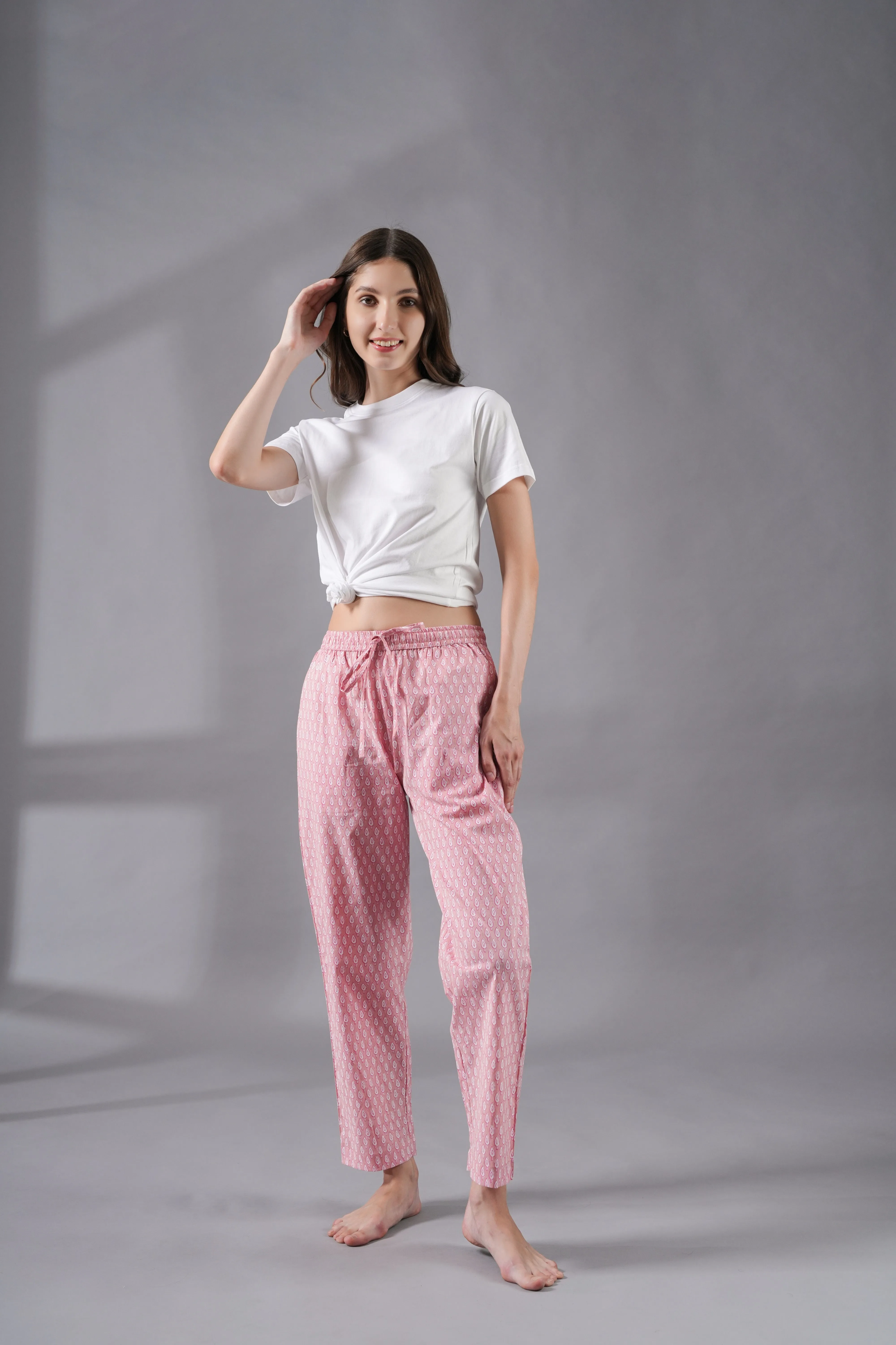 Cotton Pajama Pants Women - 3-Pack Bundle