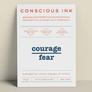 Courage Over Fear Manifestation Tattoo