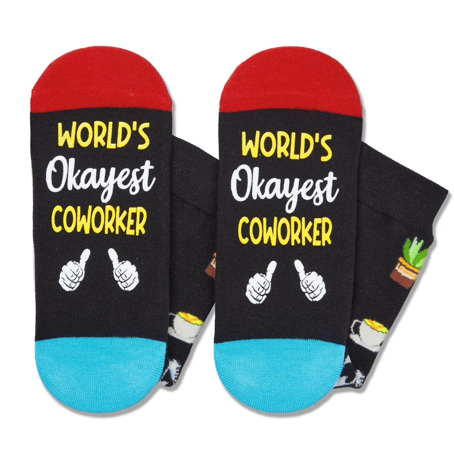 Coworkers Gifts Ideas Socks- Coworker Gifts for Women Men, Office Gifts for Coworkers, Funny Small Gifts for Coworkers