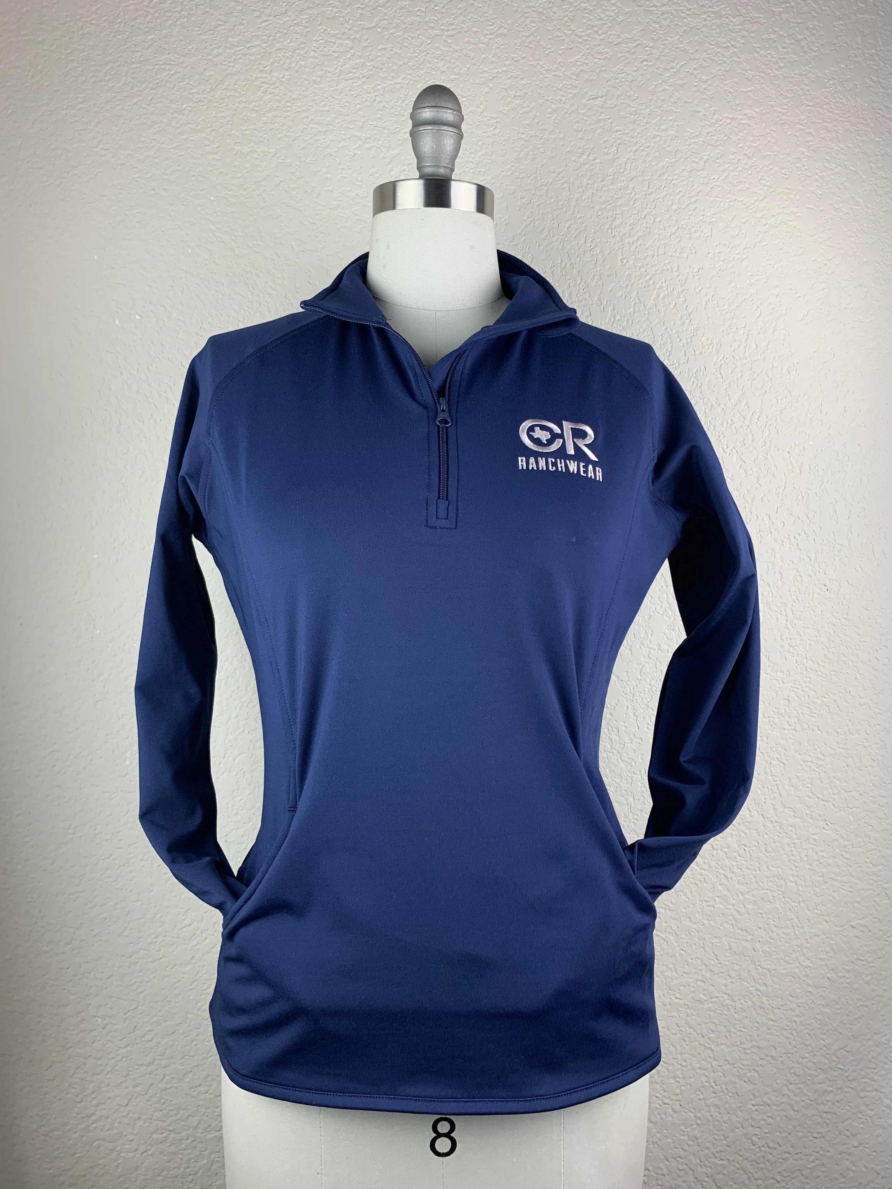 CR Women's Navy 1/4 Zip