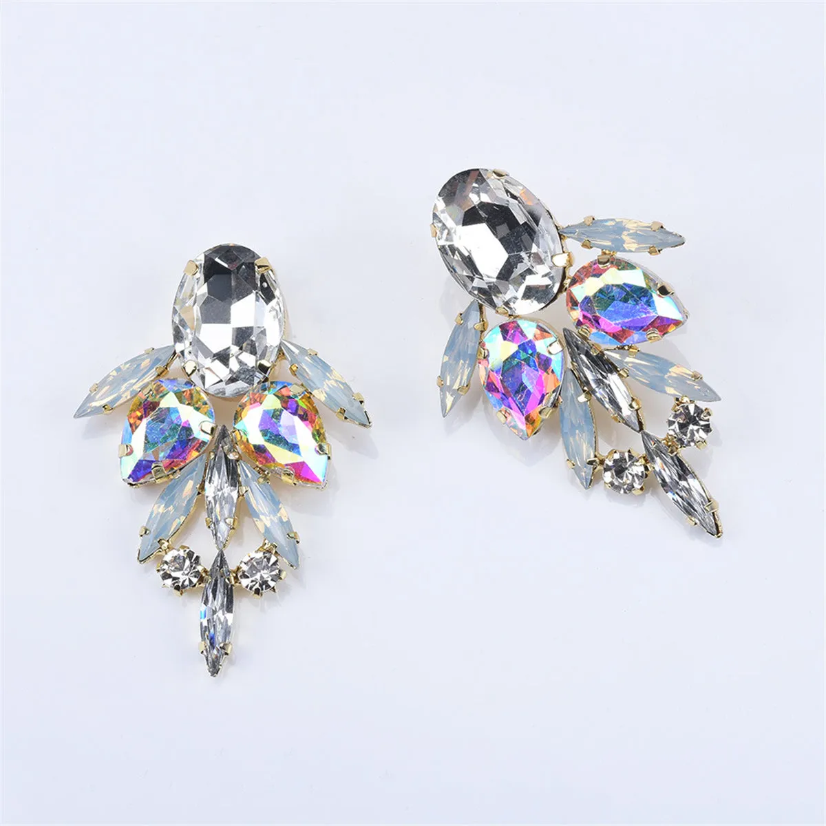 Crystal & Cubic Zirconia Drop Earrings