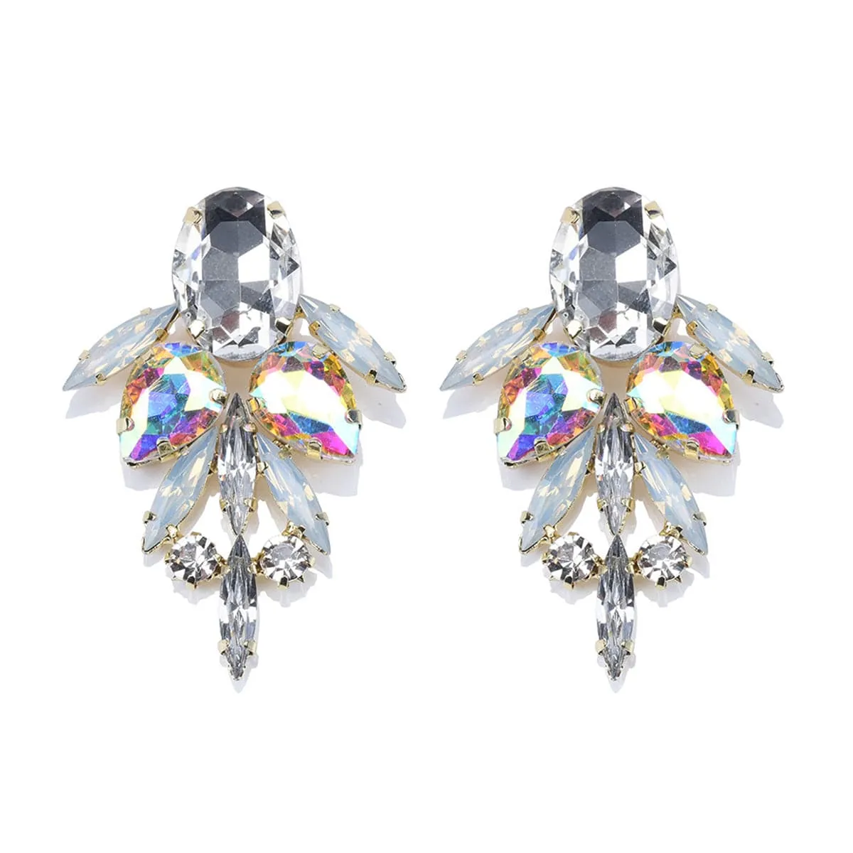 Crystal & Cubic Zirconia Drop Earrings
