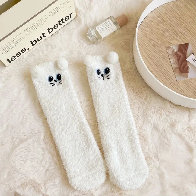 Cute Critter Woolen Socks for Women