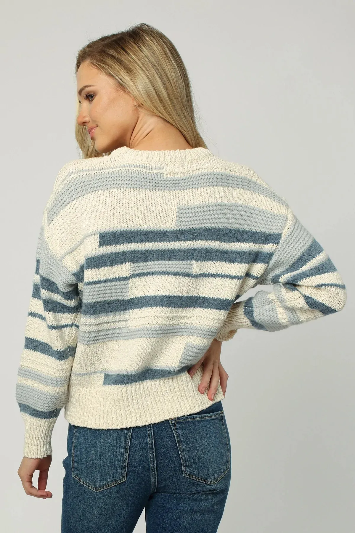 Dear John Rachel Long Sleeve Crewneck Sweater
