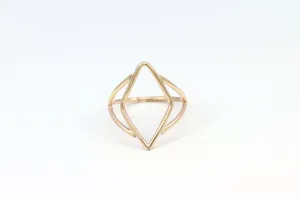 Deco Open Weave Ring