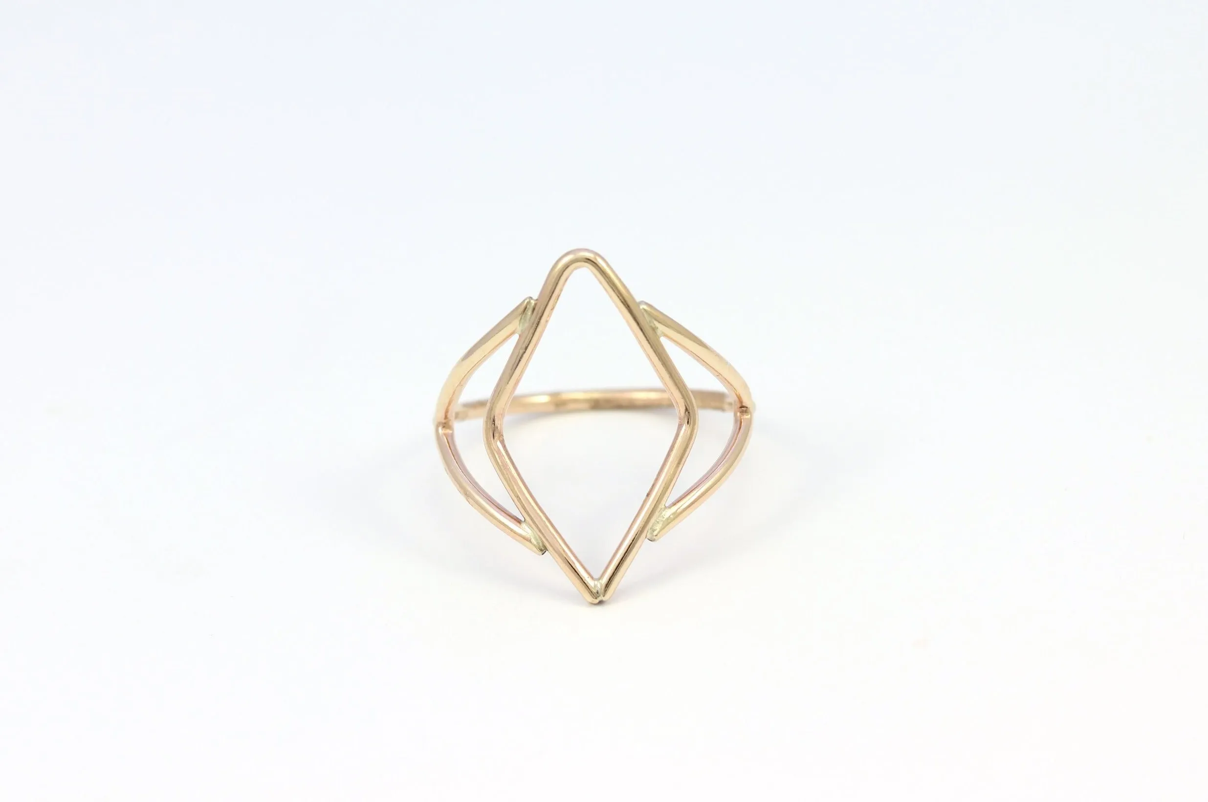 Deco Open Weave Ring