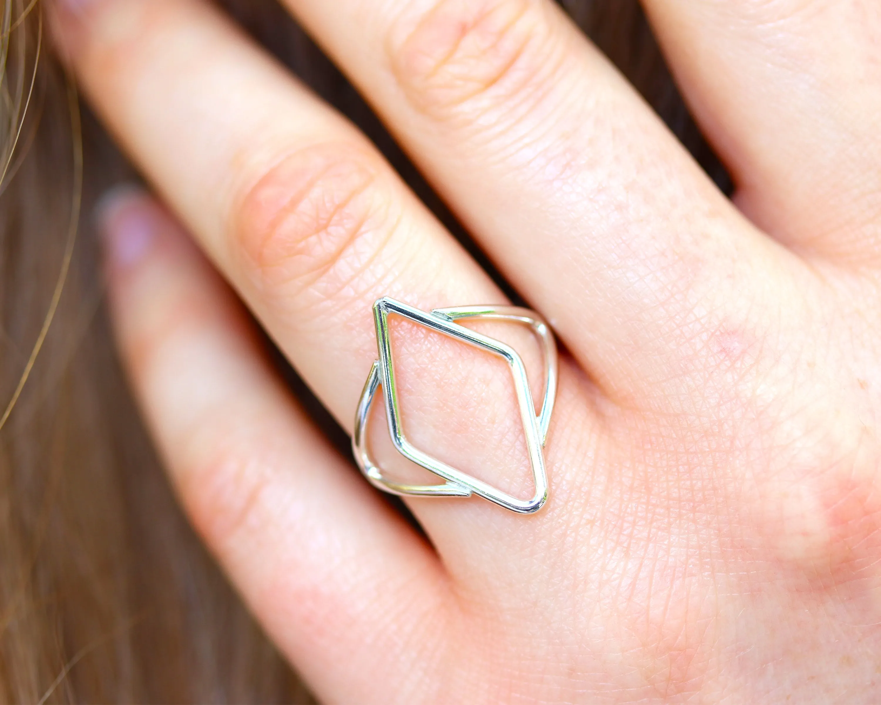Deco Open Weave Ring