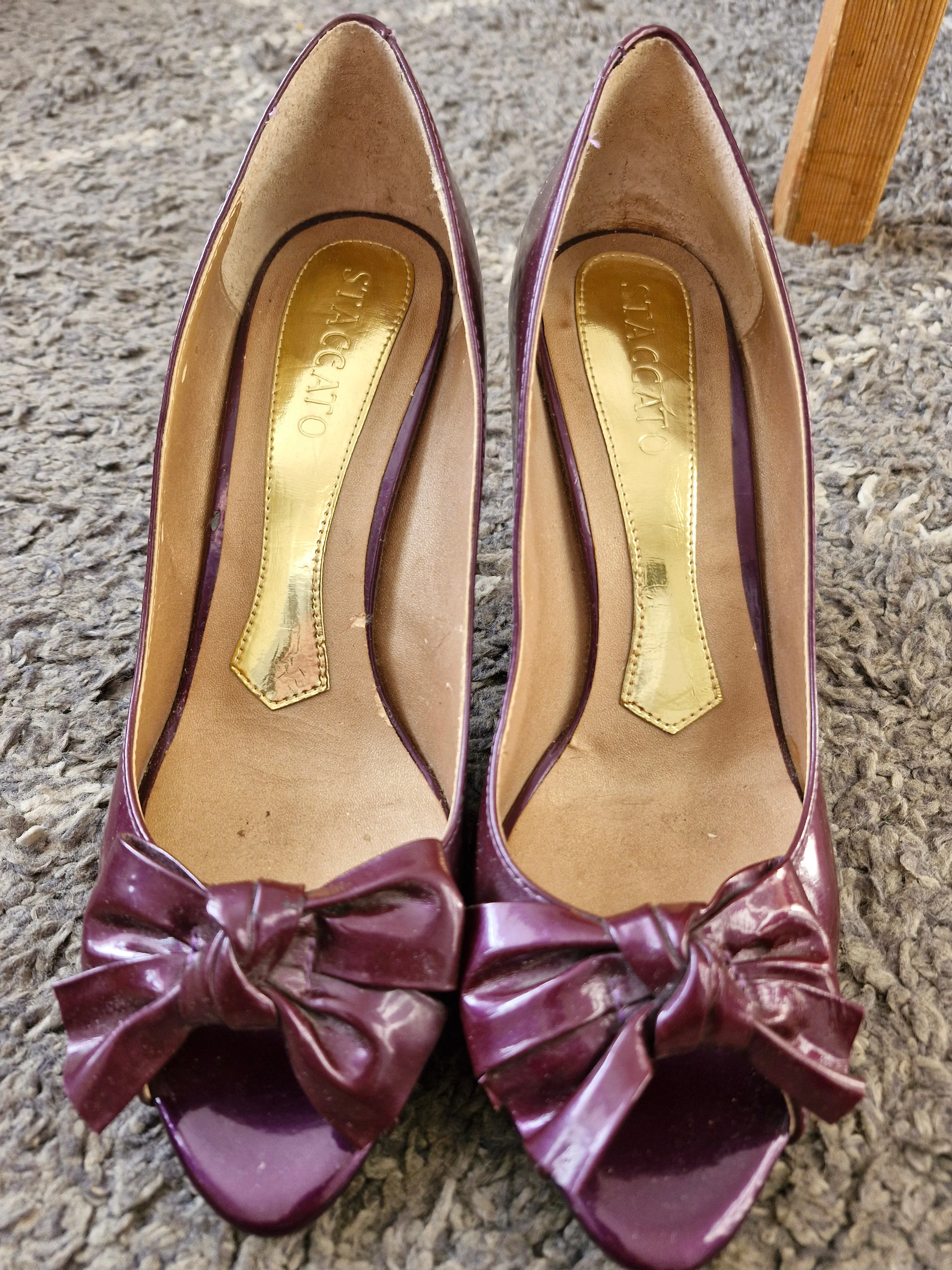 Deep Purple well-worn Heels / UK6