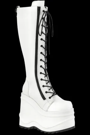 DemoniaCult WAVE 200 Boots White