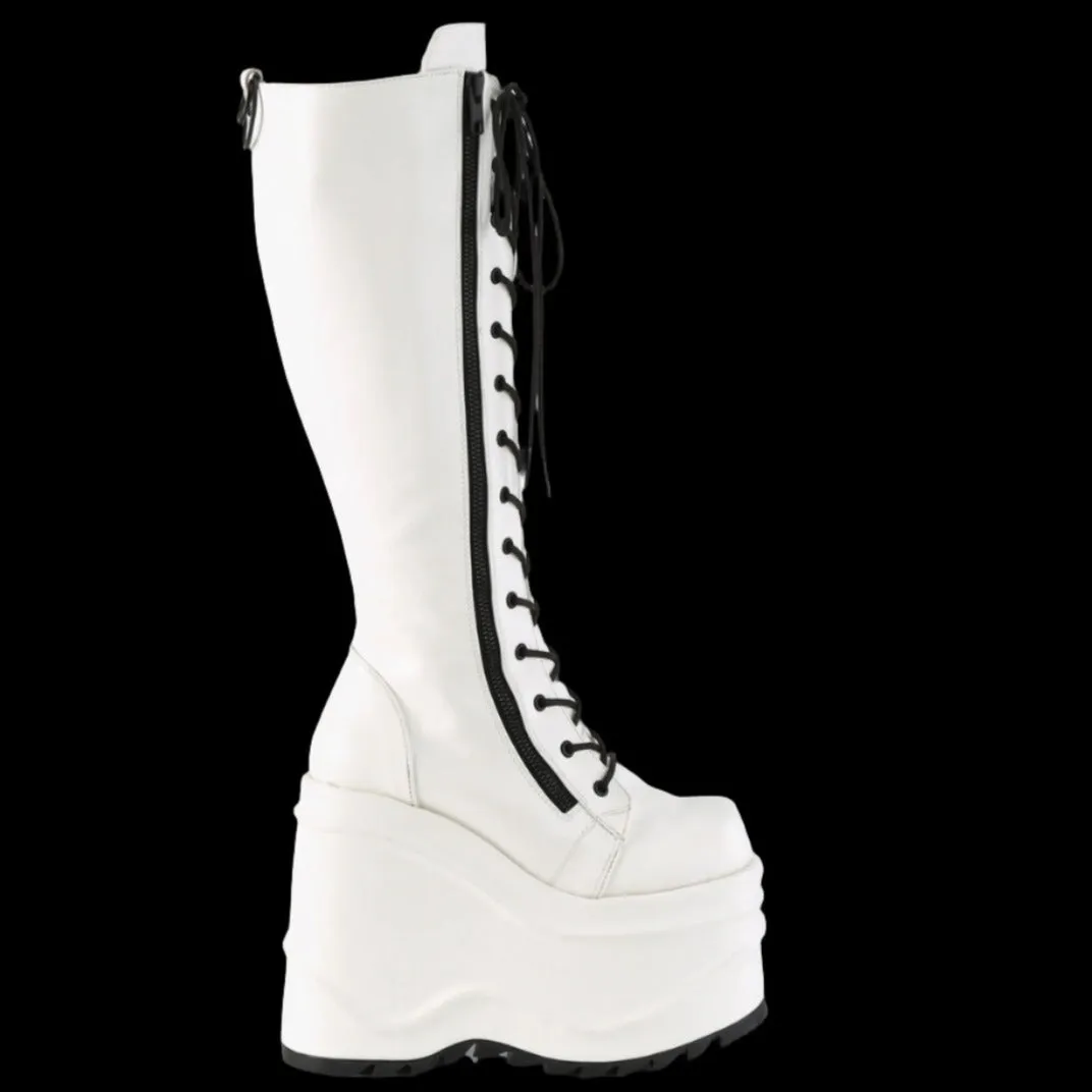 DemoniaCult WAVE 200 Boots White