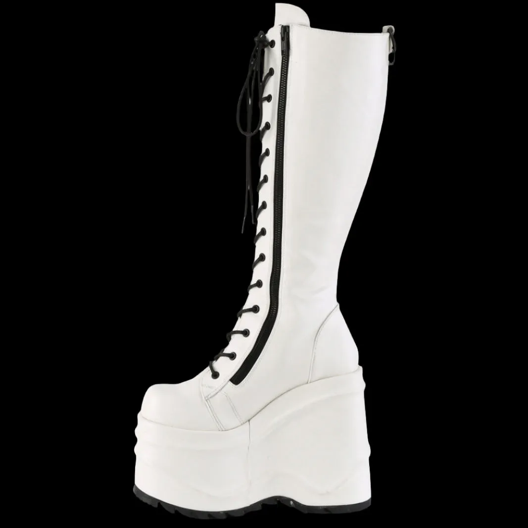 DemoniaCult WAVE 200 Boots White