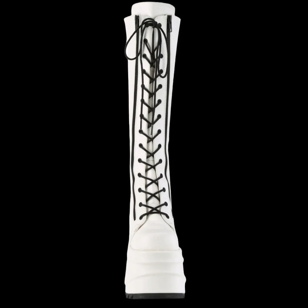 DemoniaCult WAVE 200 Boots White