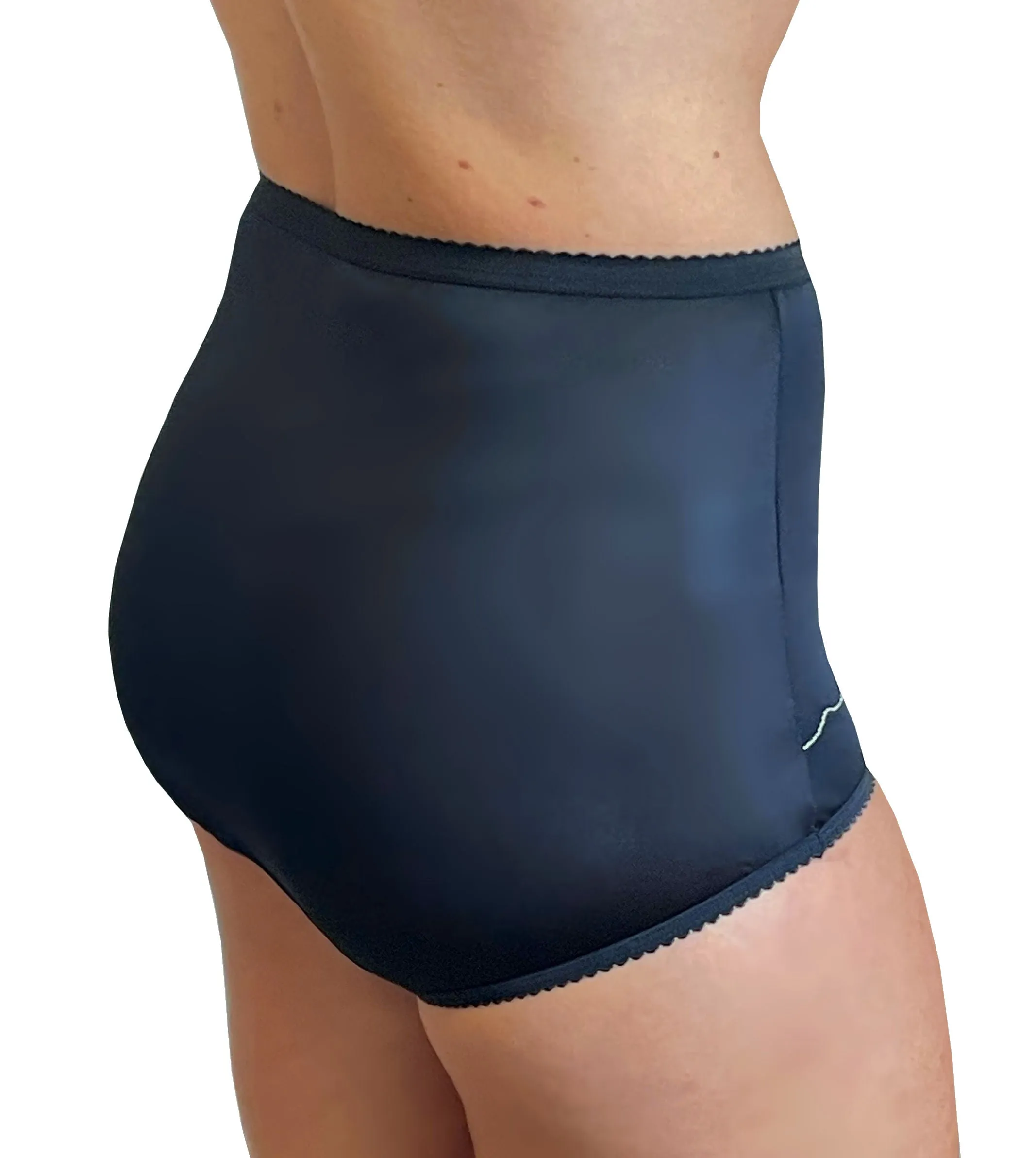 Dixie Belle Underwear Nylon Full Brief High Waist Panties 6-Pack