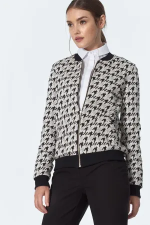 Draped Oversized Bomber Jacket