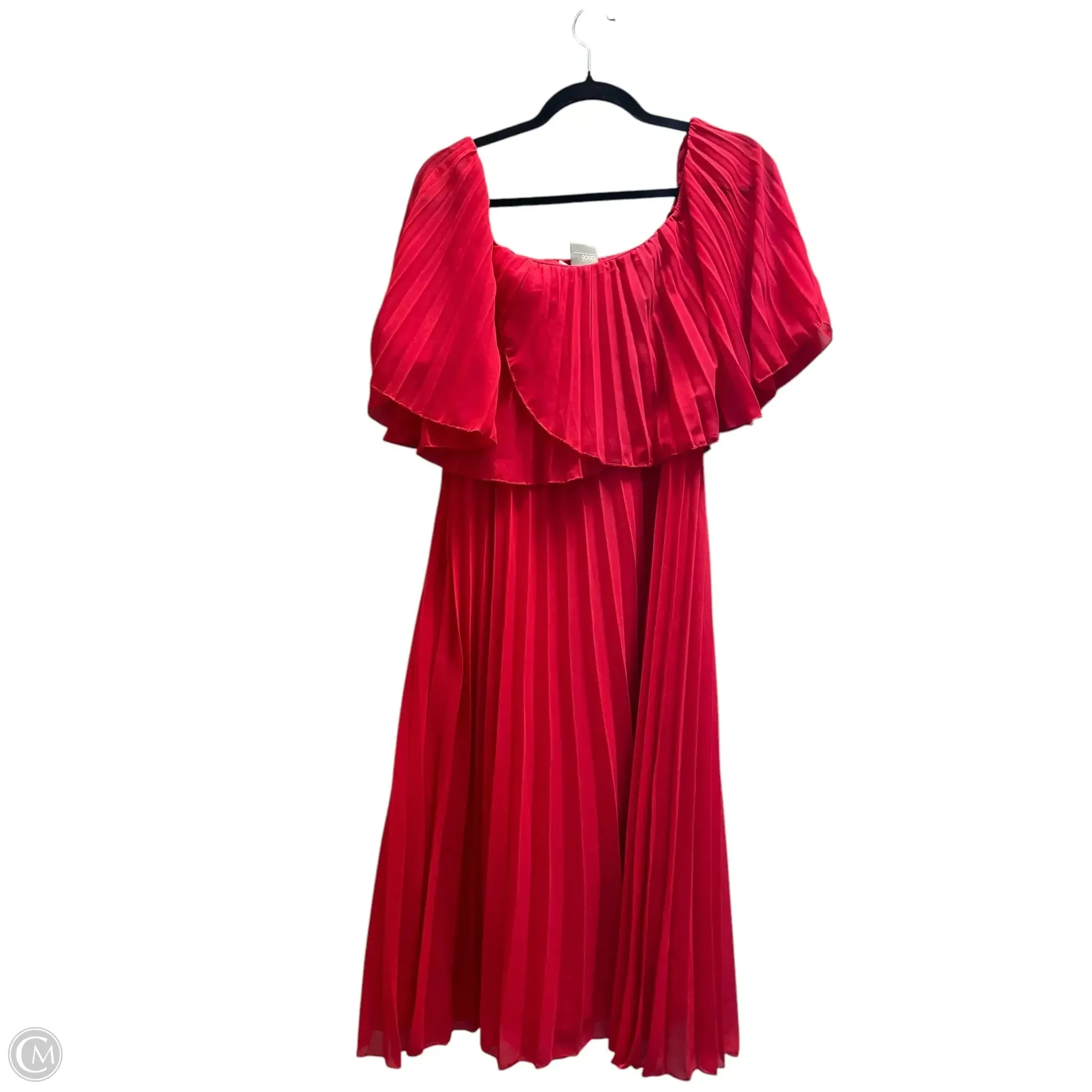 Dress Casual Maxi By Asos In Red, Size: S