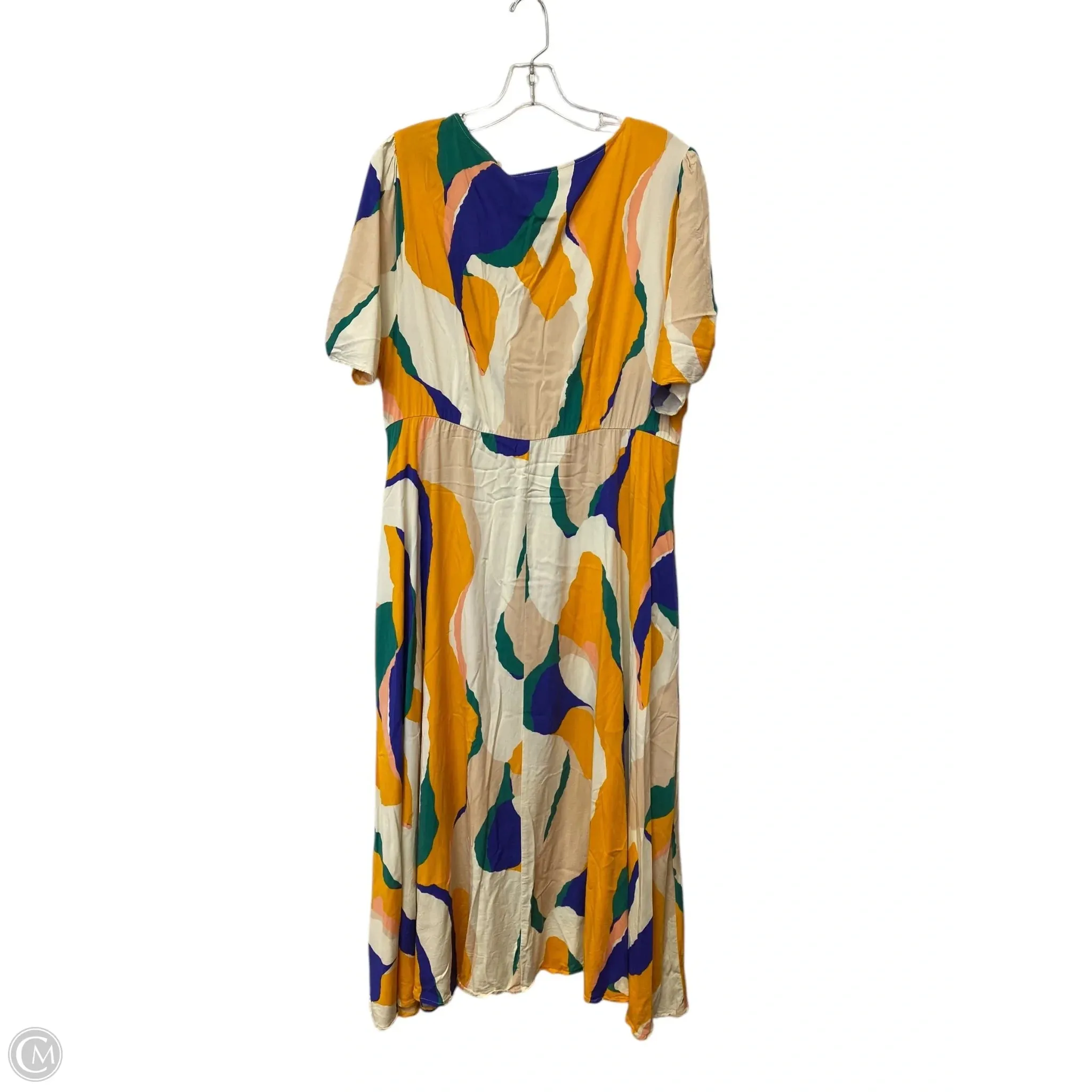 Dress Casual Maxi By Ava & Viv In Multi-colored, Size: Xxl