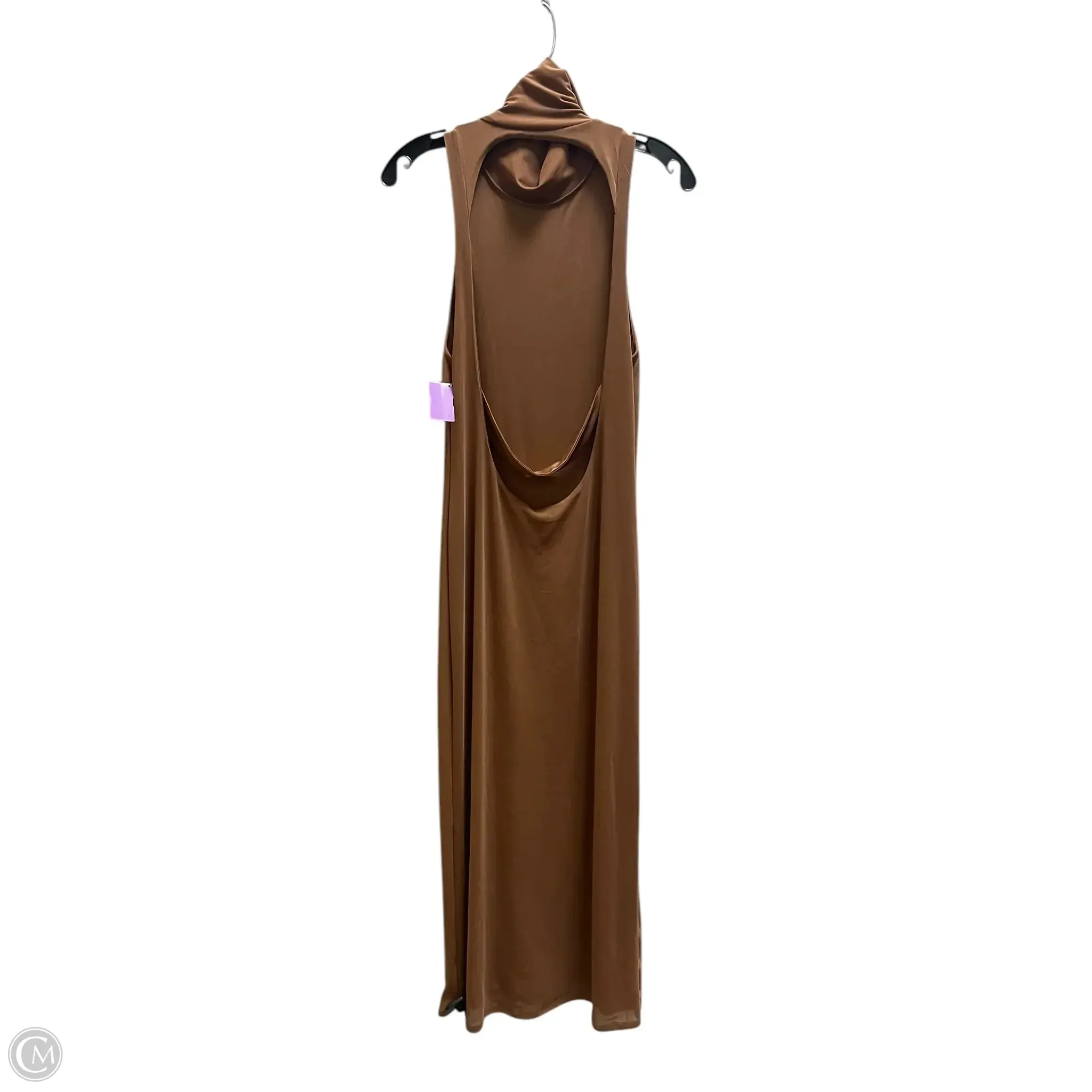 Dress Casual Maxi By Clothes Mentor In Brown, Size: M