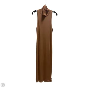 Dress Casual Maxi By Clothes Mentor In Brown, Size: M