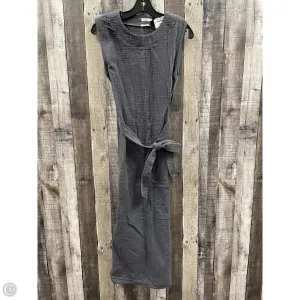 Dress Casual Maxi By Faherty In Grey, Size: S