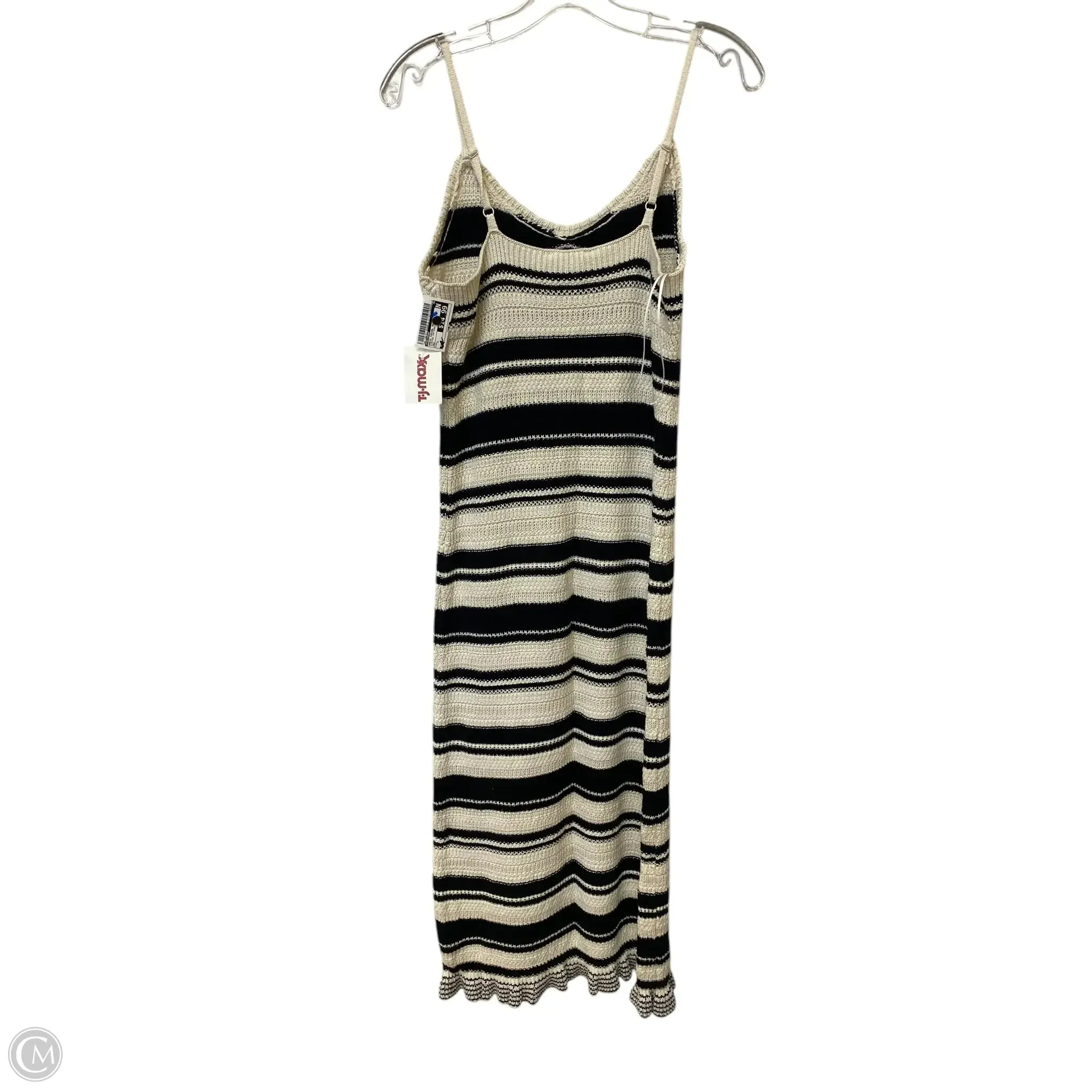 Dress Casual Maxi By Freshman In Striped Pattern, Size: L