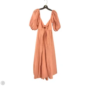 Dress Casual Midi By Abercrombie And Fitch In Pink, Size: M