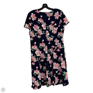 Dress Casual Midi By Clothes Mentor In Blue, Size: 16