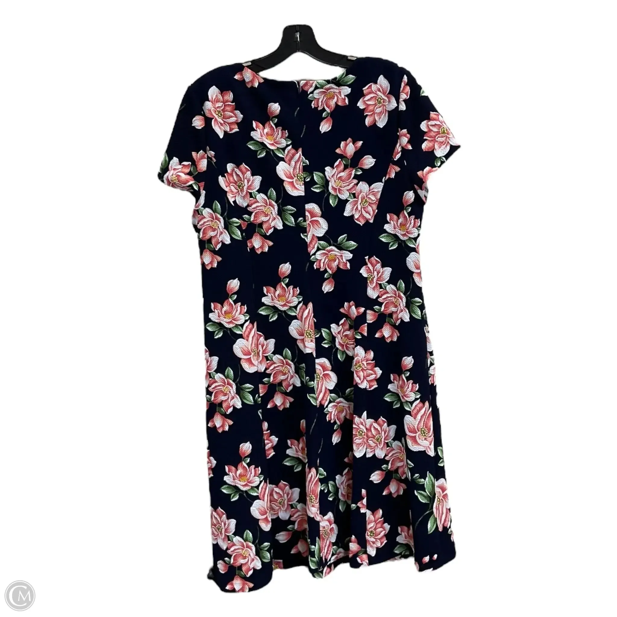 Dress Casual Midi By Clothes Mentor In Blue, Size: 16