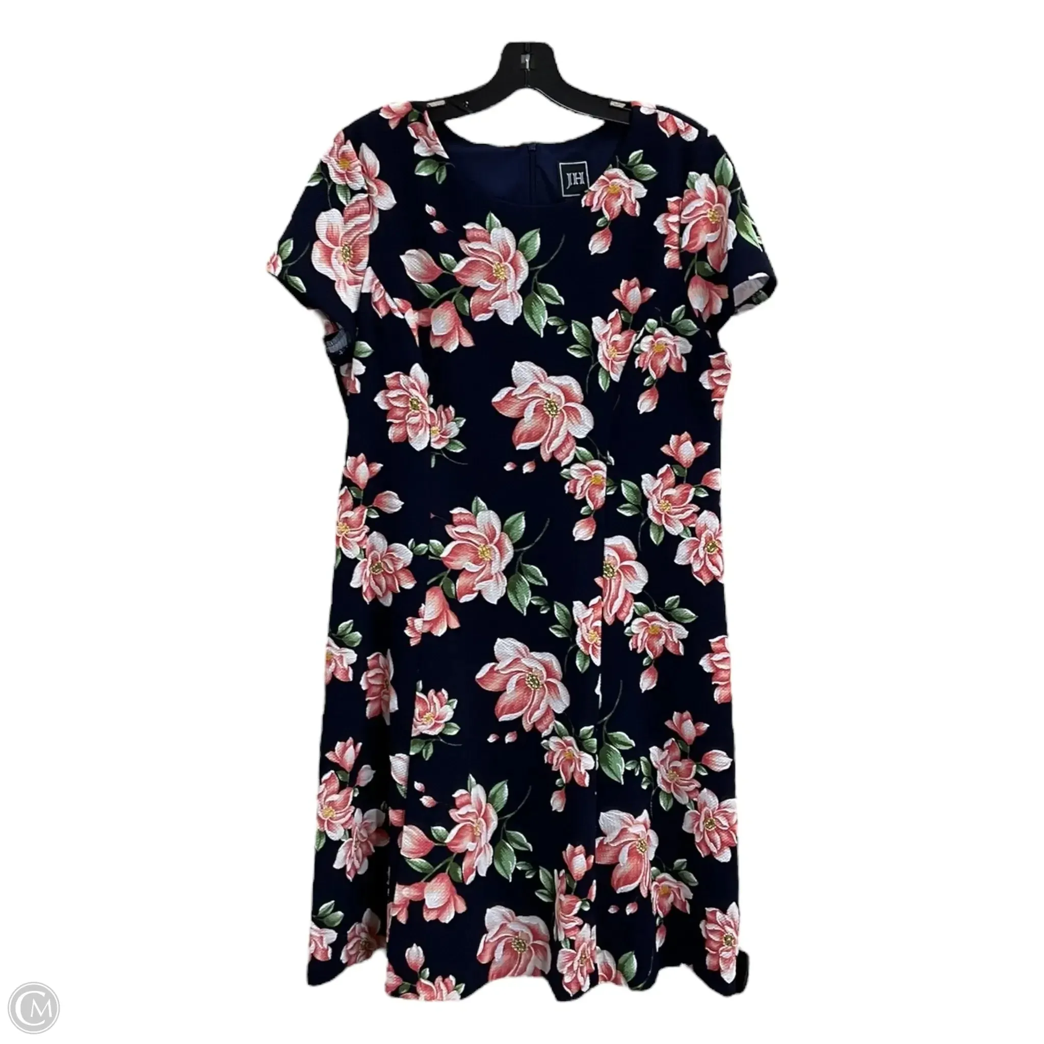 Dress Casual Midi By Clothes Mentor In Blue, Size: 16
