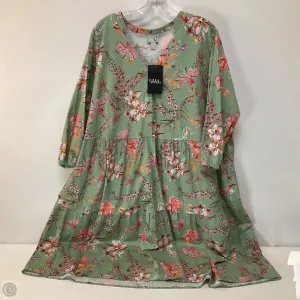 Dress Casual Midi By Cme In Green, Size: 20