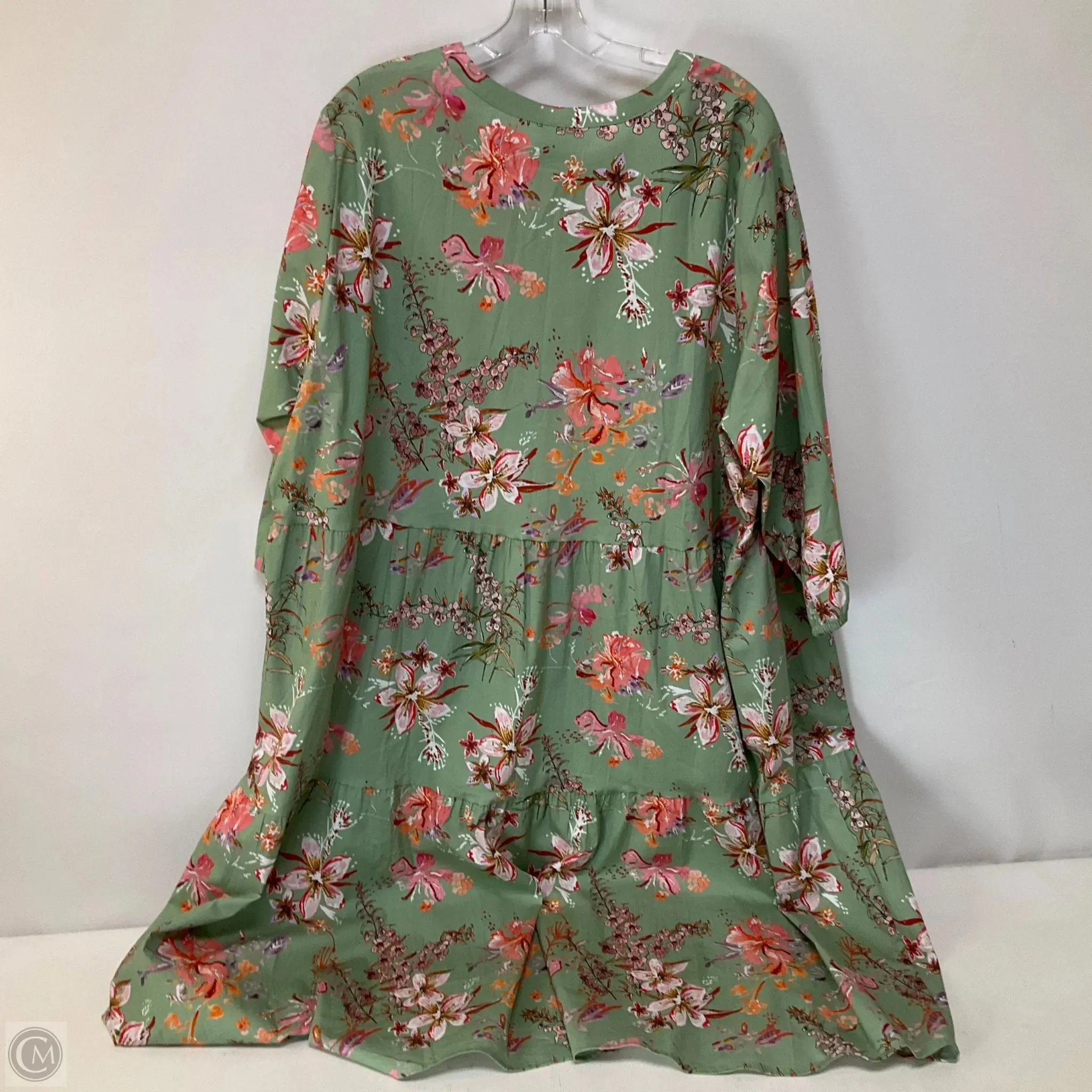 Dress Casual Midi By Cme In Green, Size: 20