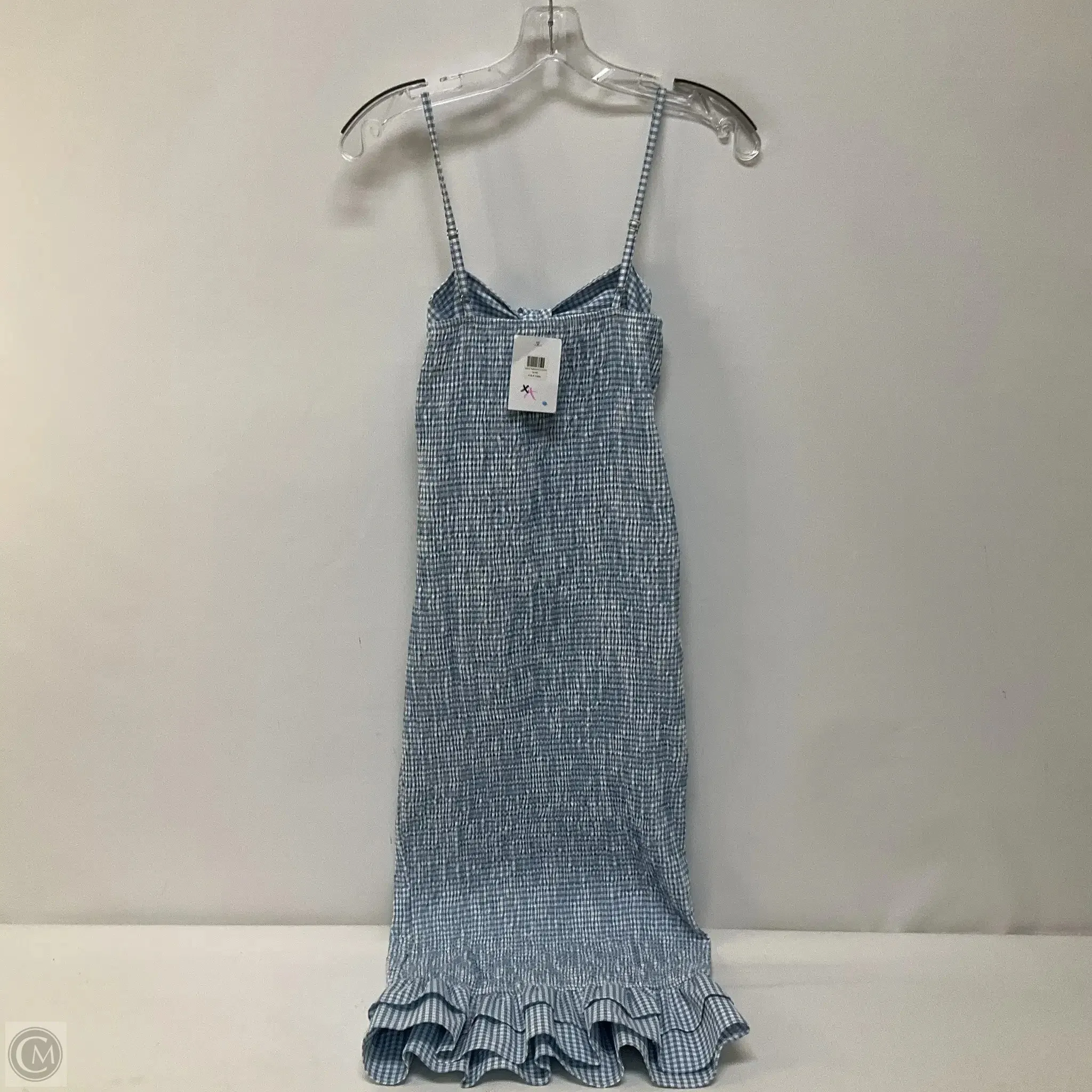 Dress Casual Midi By Hyfve In Blue & White, Size: S