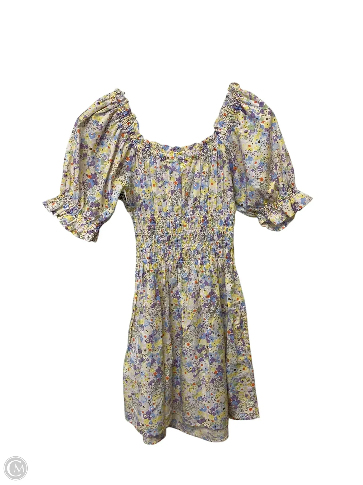 Dress Casual Midi By Levis In Floral Print, Size: M