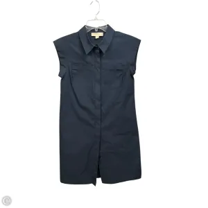 Dress Casual Midi By Michael By Michael Kors In Navy, Size: S