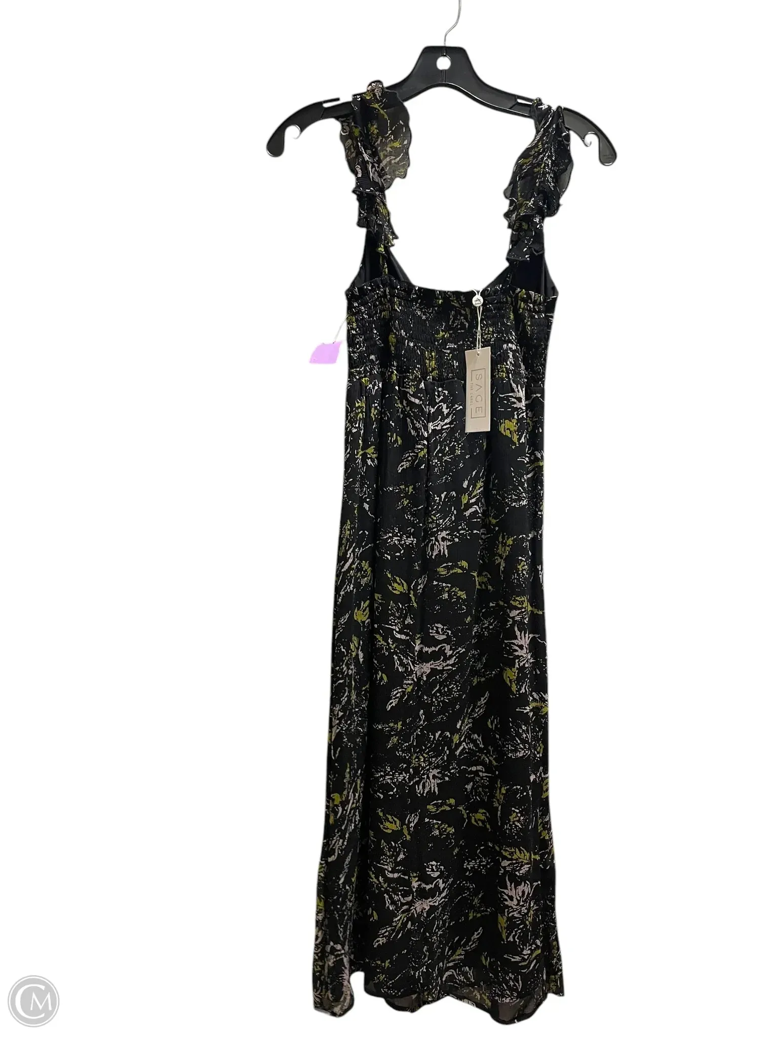 Dress Casual Midi By Sage In Black, Size: Xs