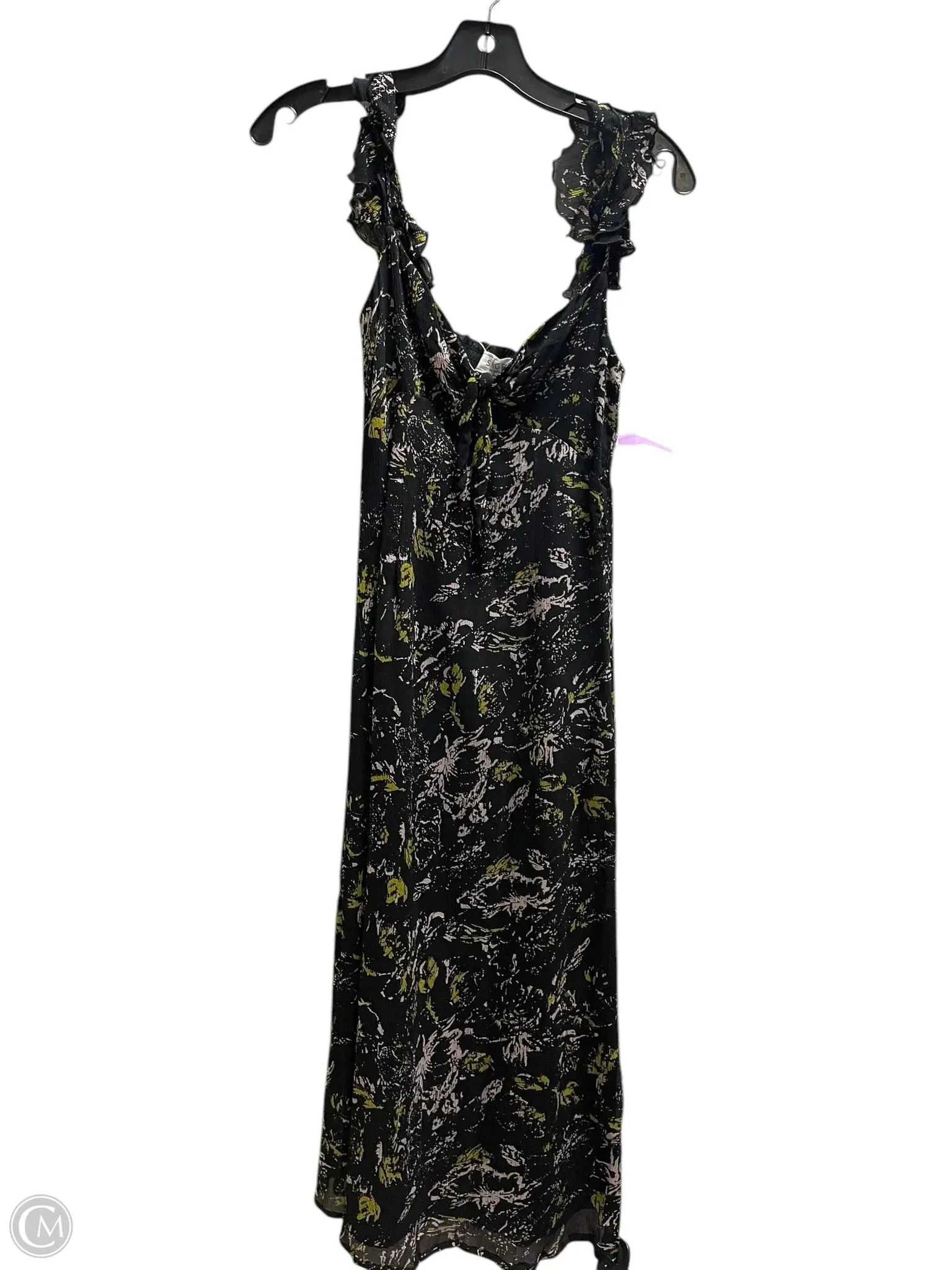 Dress Casual Midi By Sage In Black, Size: Xs