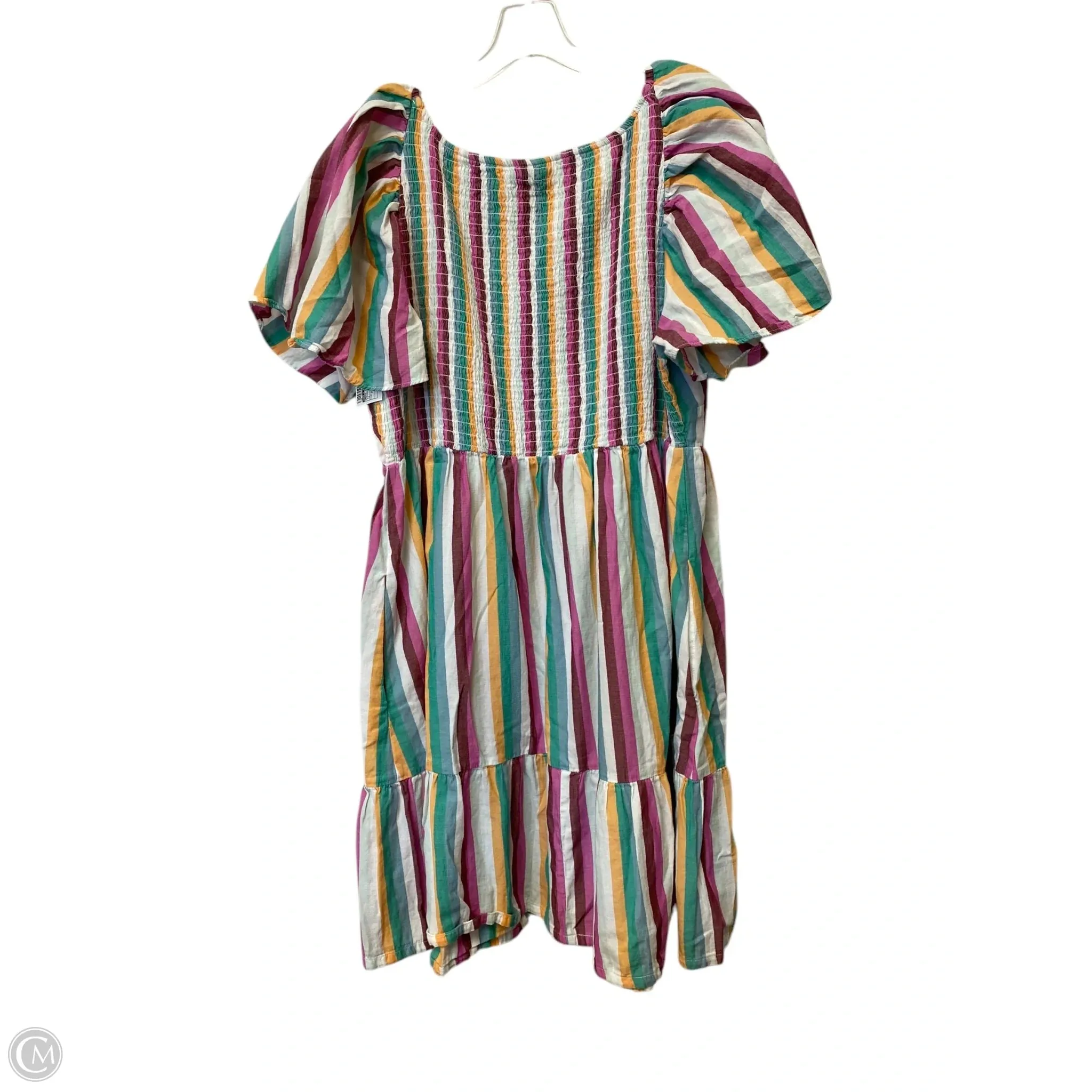 Dress Casual Short By Ava & Viv In Striped Pattern, Size: 1x