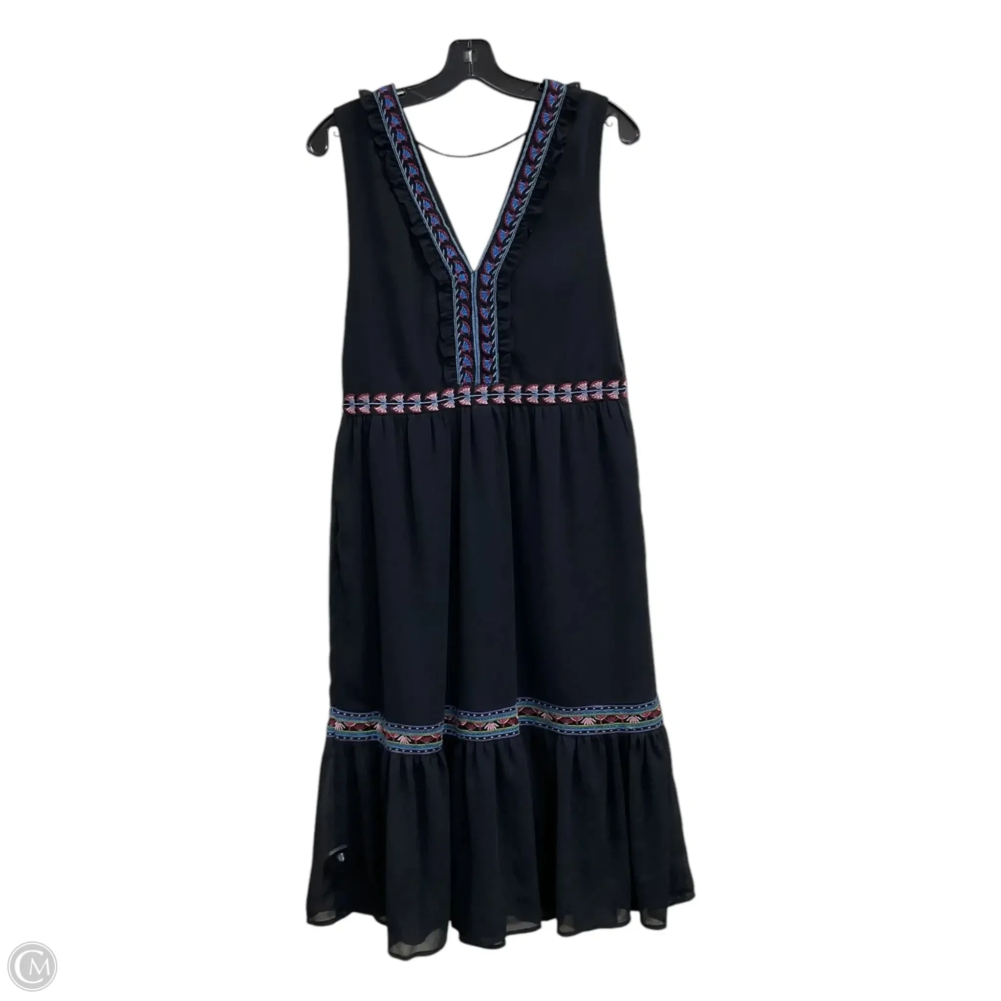 Dress Casual Short By Clothes Mentor In Black, Size: L