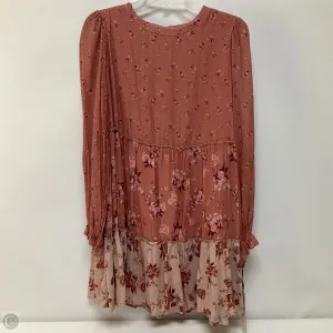 Dress Casual Short By Clothes Mentor In Floral Print, Size: L