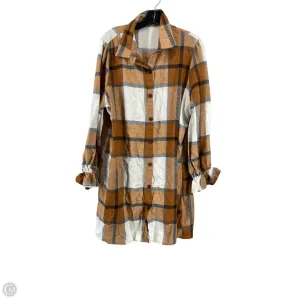 Dress Casual Short By Clothes Mentor In Plaid Pattern, Size: Xl