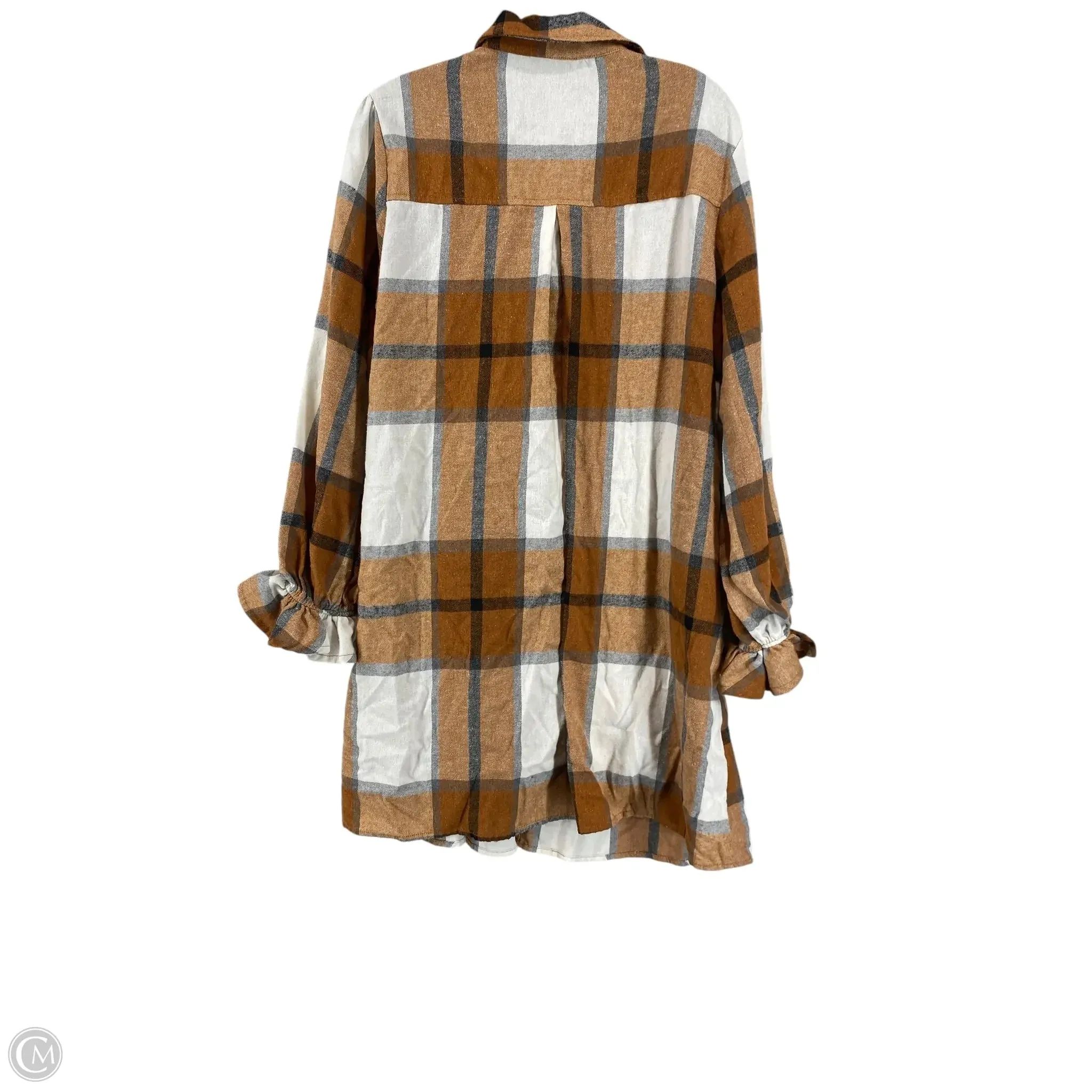 Dress Casual Short By Clothes Mentor In Plaid Pattern, Size: Xl