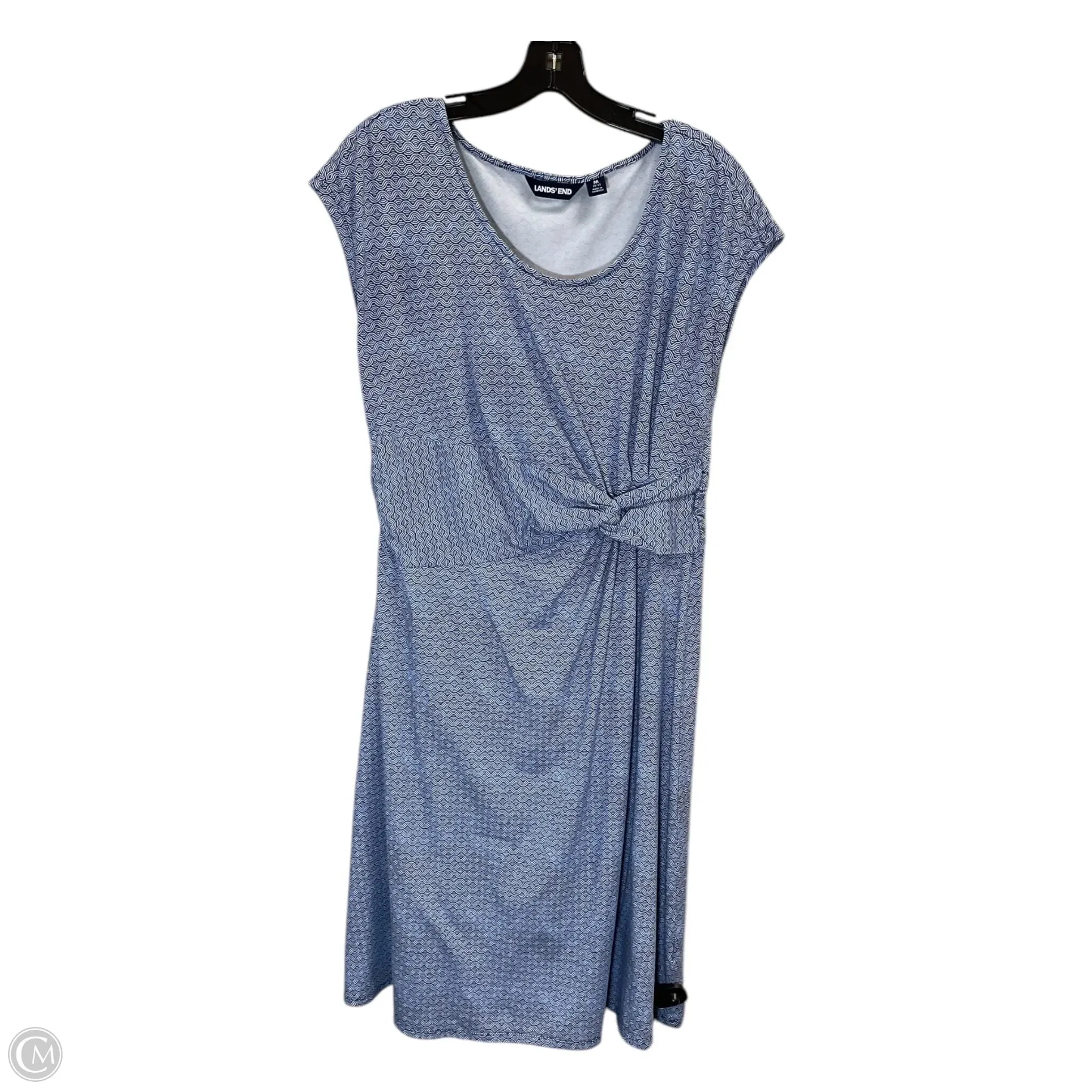 Dress Casual Short By Lands End In Blue, Size: M