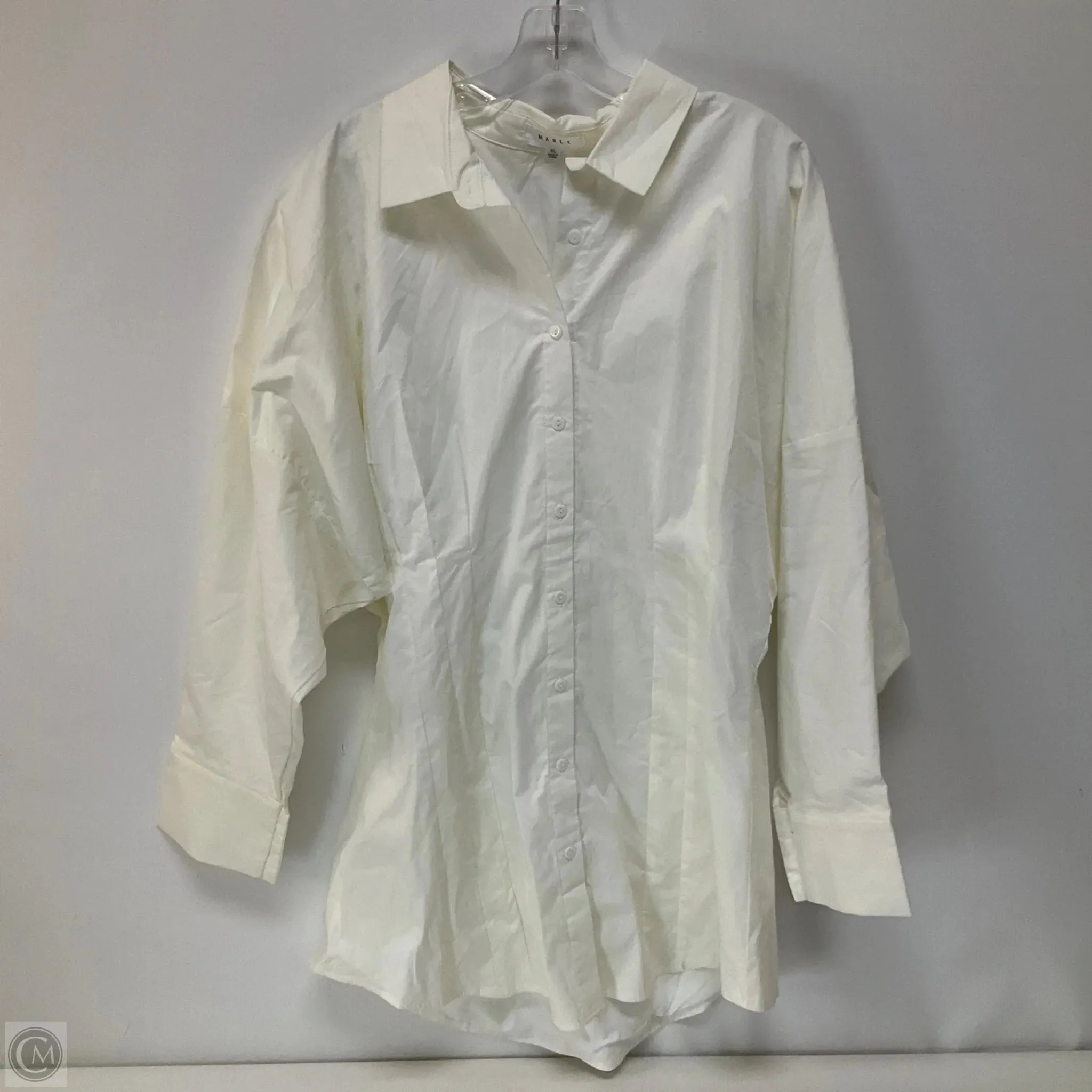 Dress Casual Short By Mable In White, Size: Xl