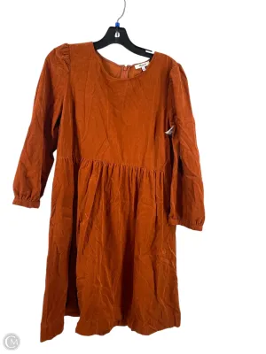 Dress Casual Short By Madewell In Orange, Size: M